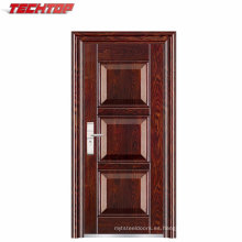 TPS-033A Puertas de acero de una sola puerta de mejor precio para puerta de entrada principal